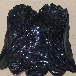 Sequin bustier